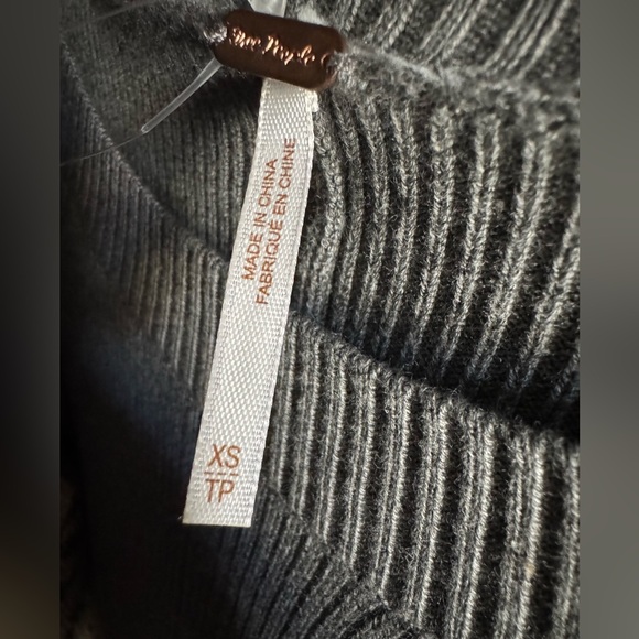 Free People knit mini ruffle hem mini dress - Picture 8 of 10